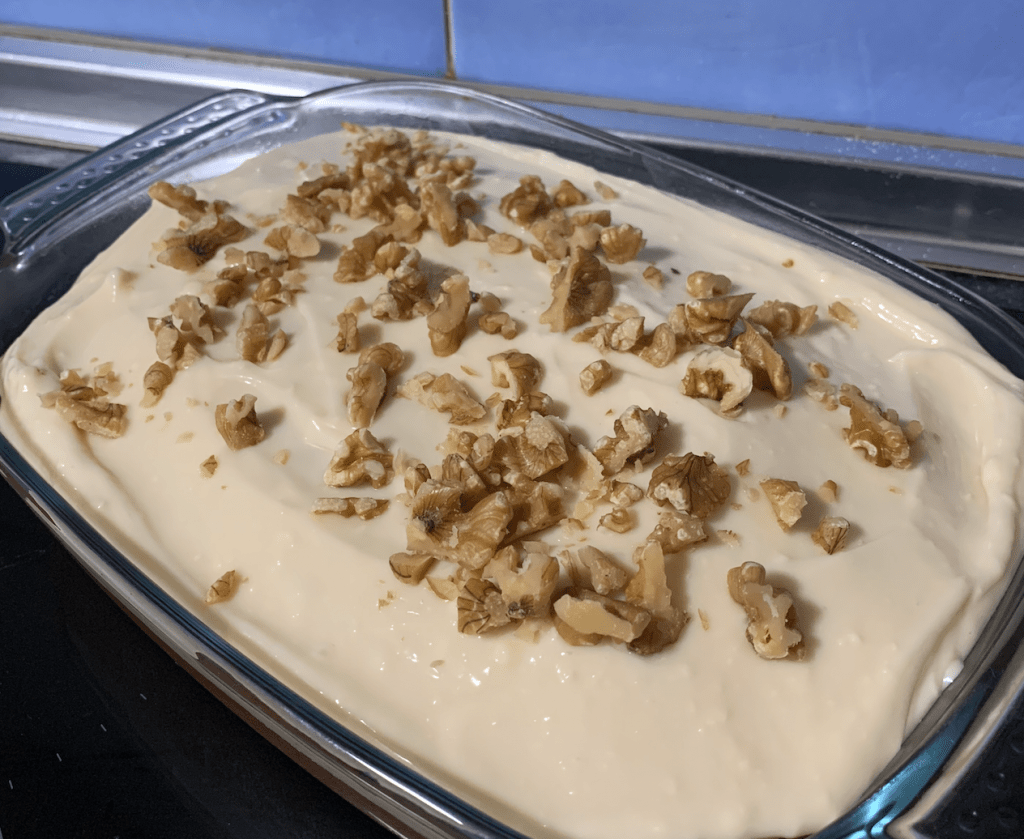 Pumpkin cake with cream cheese icing made from real pumpkins